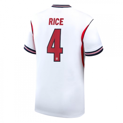 Billige Fotballdrakt England Declan Rice #4 Replika Hjemmedrakt VM 2026 Kortermet Billige Fotballdrakt England Declan Rice #4 Replika Hjemmedrakt VM 2026 Kortermet